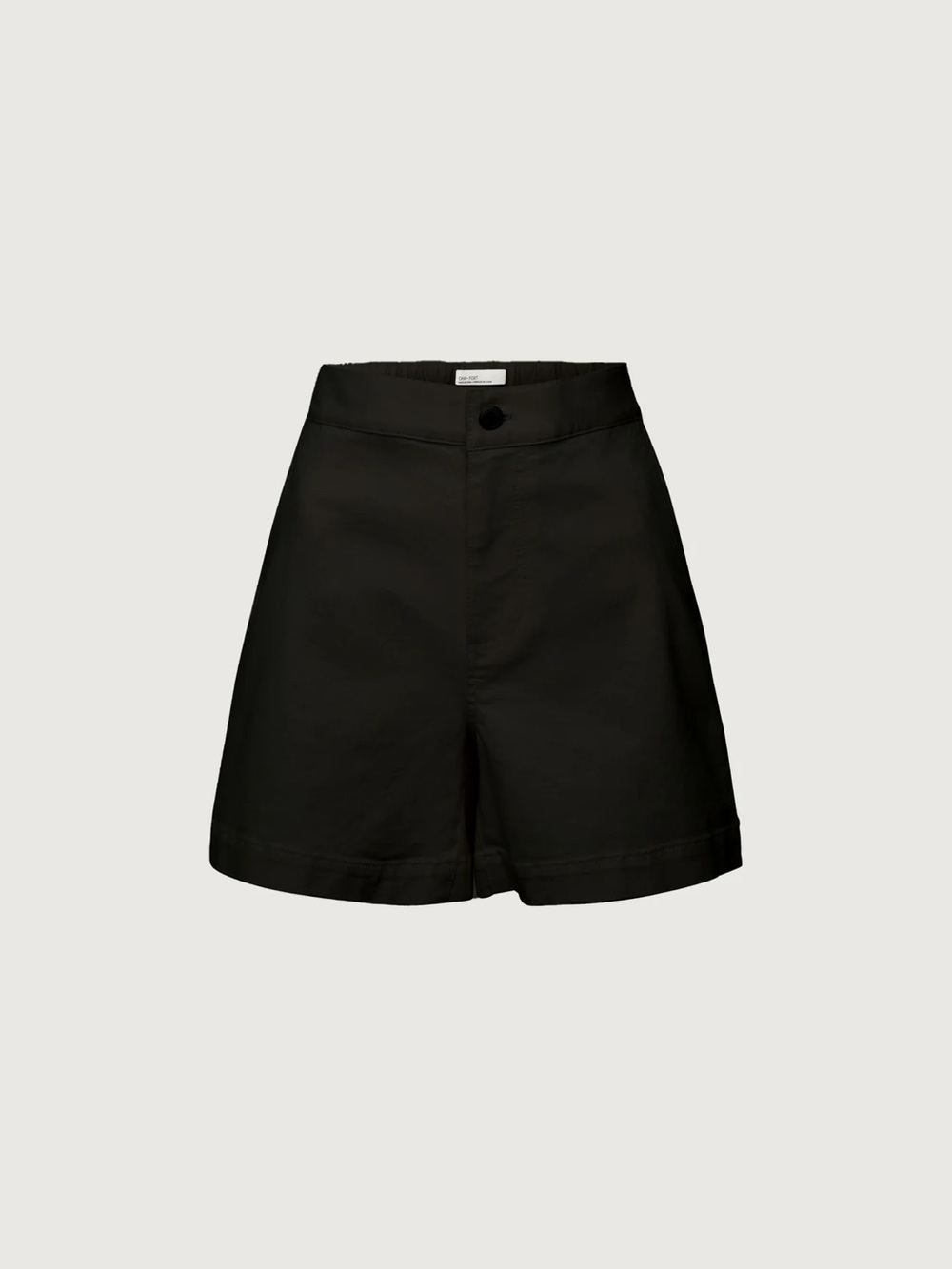 OAK + FORT Twill Shorts Black High-Waist A-Line Womenβs Shorts